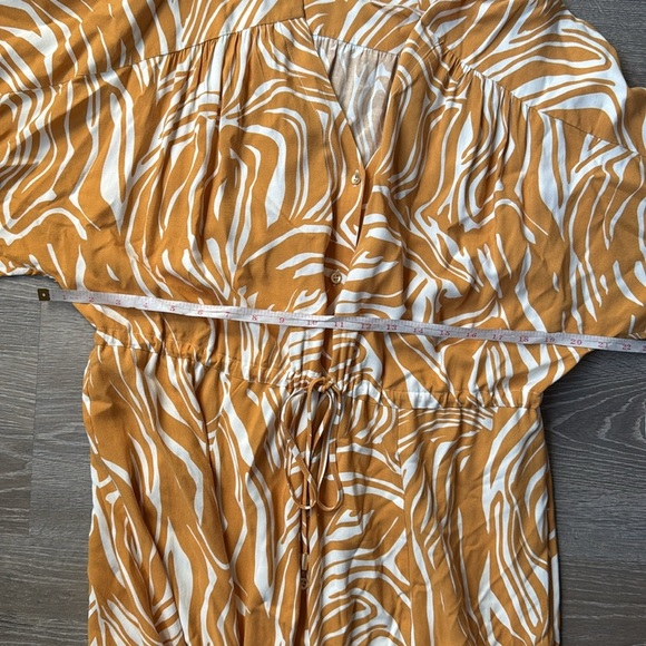 Soft Surroundings zebra print midi shirt dress XL - Picture 11 of 14